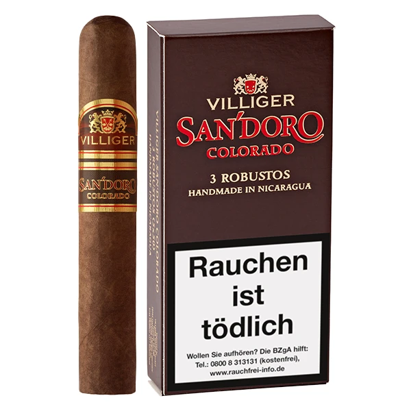 VILLIGER SANDORO COLORADO Zigarren Robusto
